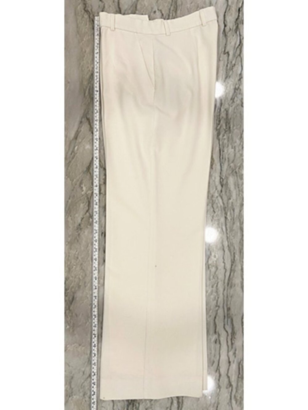 Moda Int.:Ivory color nice weight pants. Fully lined. Sz 8. Dry cleaned to sell.